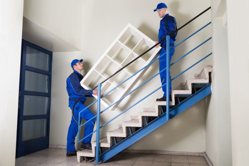 Removal van service supporting a move in West Kensington