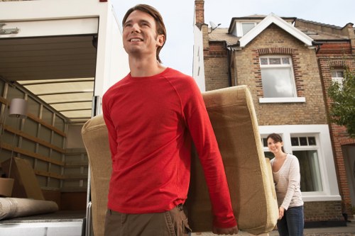 Local moving truck support near West Kensington streets and apartments