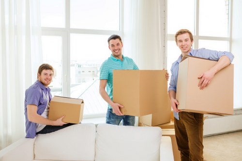Commercial removals support for a West Kensington office move