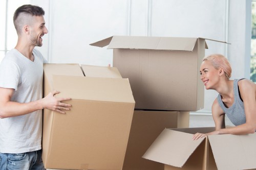 House removalists loading furniture for a West Kensington relocation