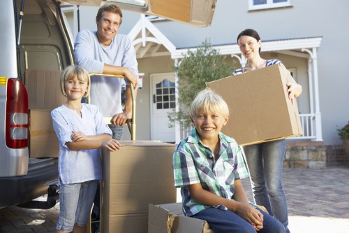 Prepared moving van for a local West Kensington removal service