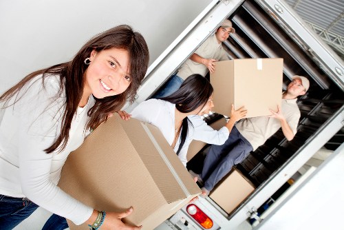 Unpacking support helping a West Kensington household settle in