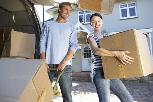 Careful delivery and collection service in West Kensington neighborhood
